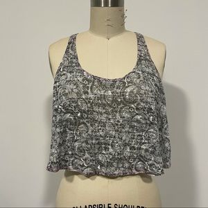Material Girl Lace Motif Crop Top